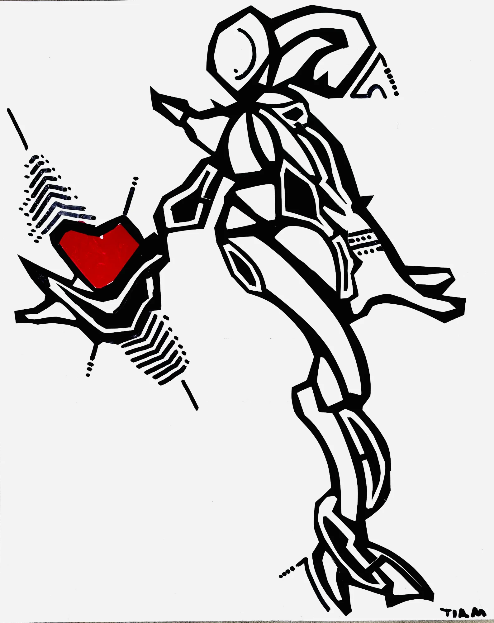 Love Me? — White Aluminum · Vinyl by Tiam