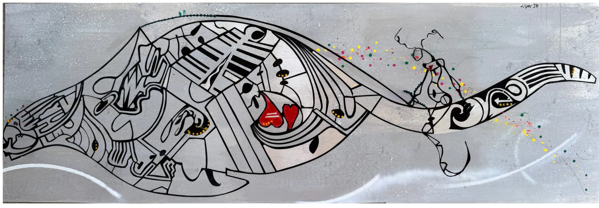 Upside Down — Aluminum · Vinyl · Acrylic by Tiam