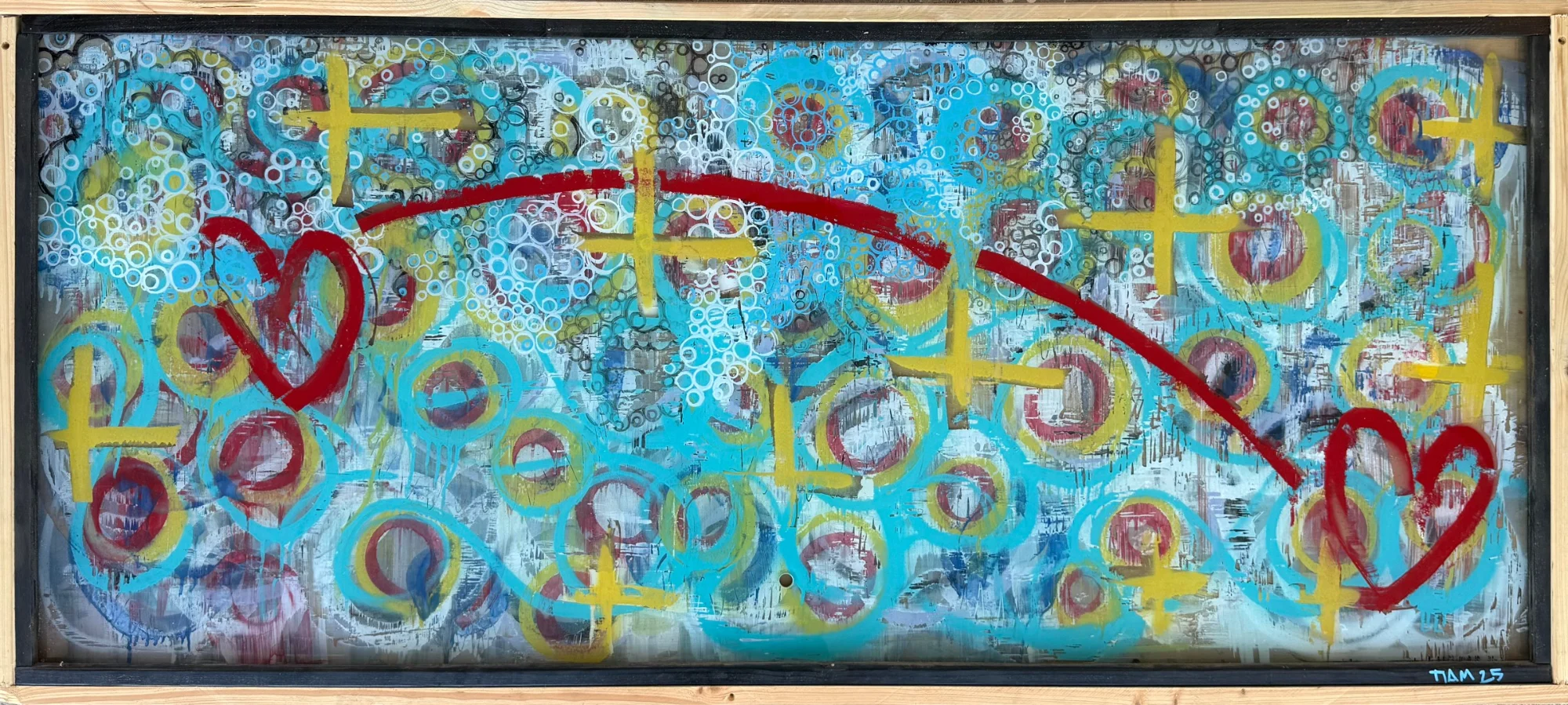 Across the Distance — Wood Paint · Glass by Tiam